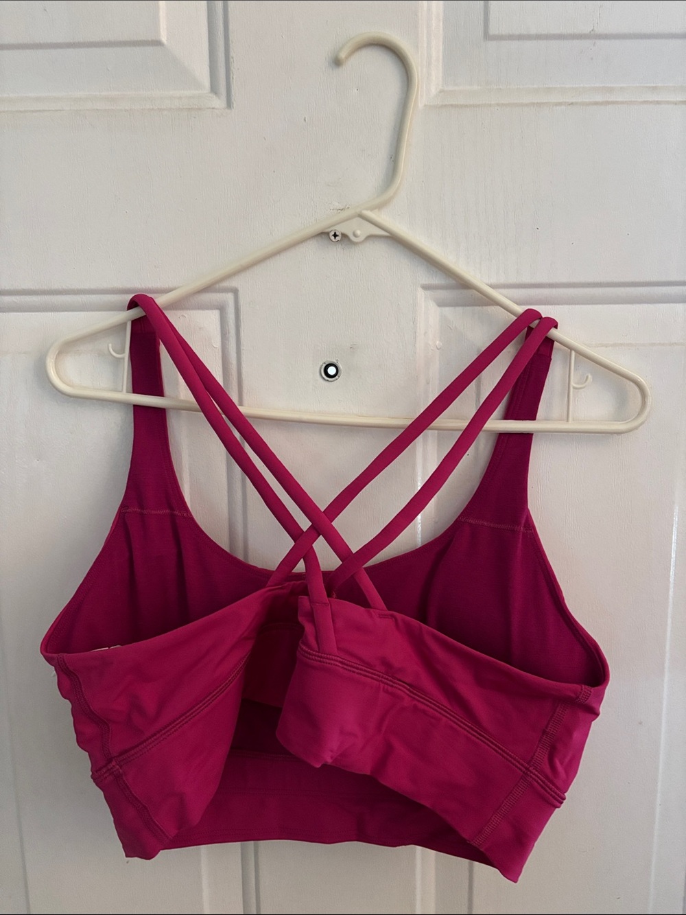 Lululemon Energy Bra Long Line B/C, Ripened Raspberry, Size 14 - Picture 2 of 5